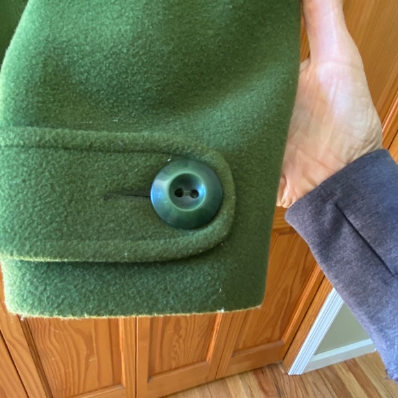 Grass Green Wool Peacoat Ensemble EUT - Picture 11 of 16